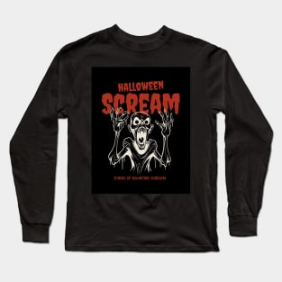 Halloween Scream Long Sleeve T-Shirt